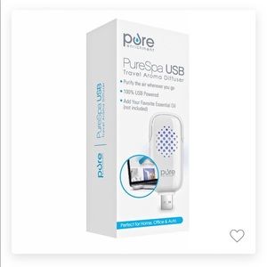 NWT PureSpa Travel Aromatherapy Oil Diffuser